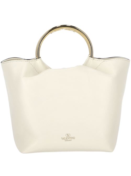 Borsa tote da donna in pelle da donna con logo V. Valentino Garavani | 4W2B0N18TLJ098